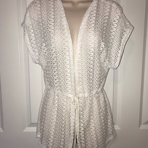 Short sleeve cardigan or cover up